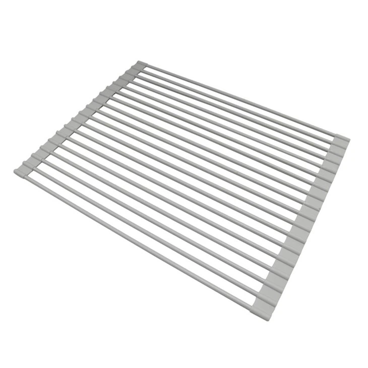 China Manufacturer Foldable Anti-Slip Dish Drainer