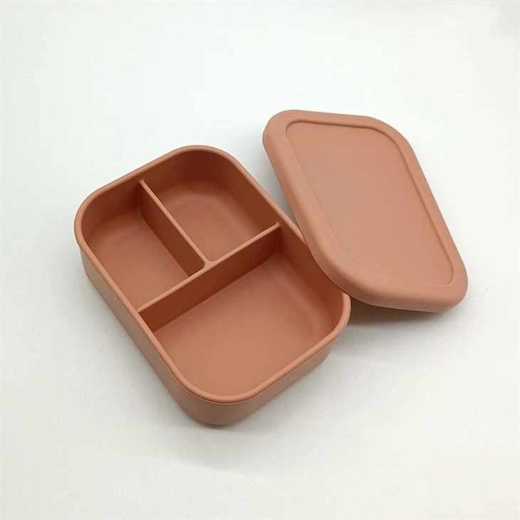 Custom Silicone Lunch Box With Divider