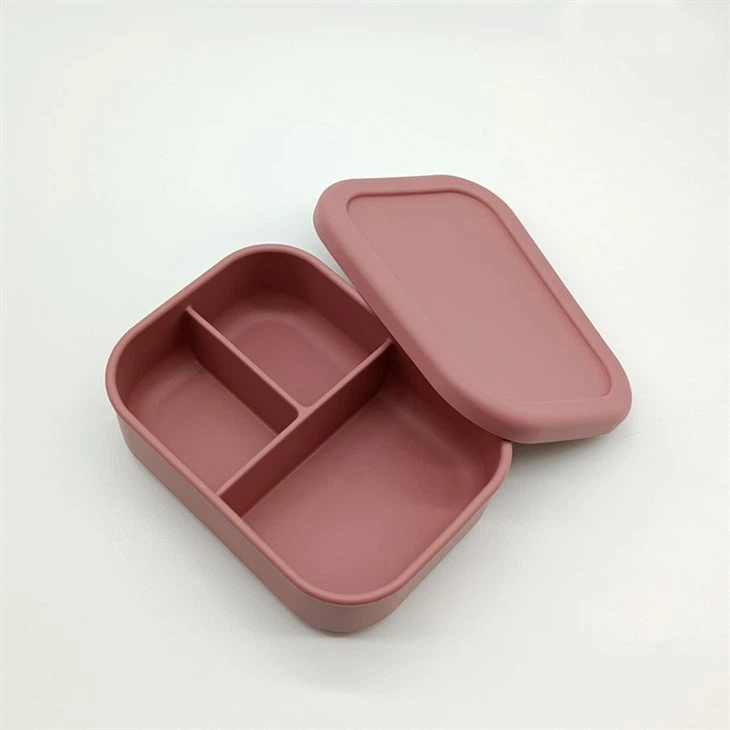 Custom Silicone Lunch Box With Divider