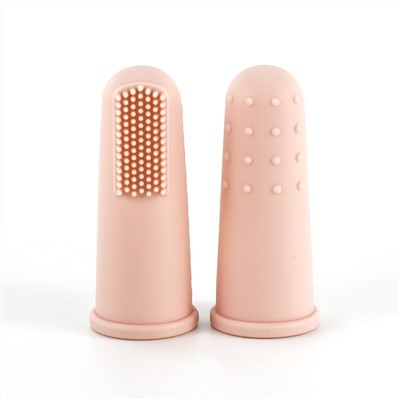 BPA Free Silikon Infanrs Baby barmoq tish cho'tkasi