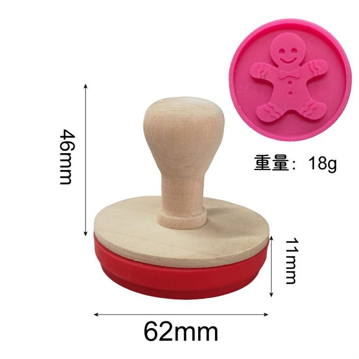 Premium Food-Grade Silicone Cookie Stamps high quality